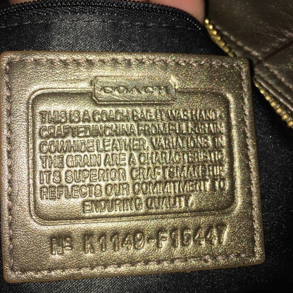 COACH purse w/coach scarf - Picture 3 of 8